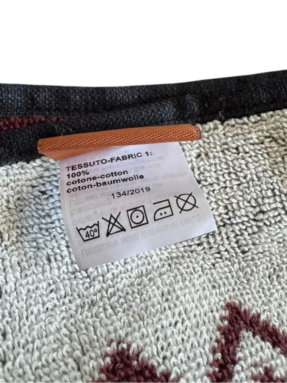 MISSONI HOME Rufus Terry Beach Towel, New Without Tags